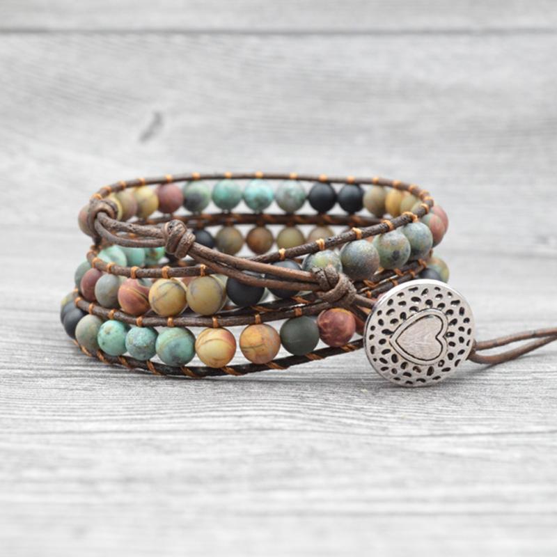 Vintage boho deals wrap bracelet