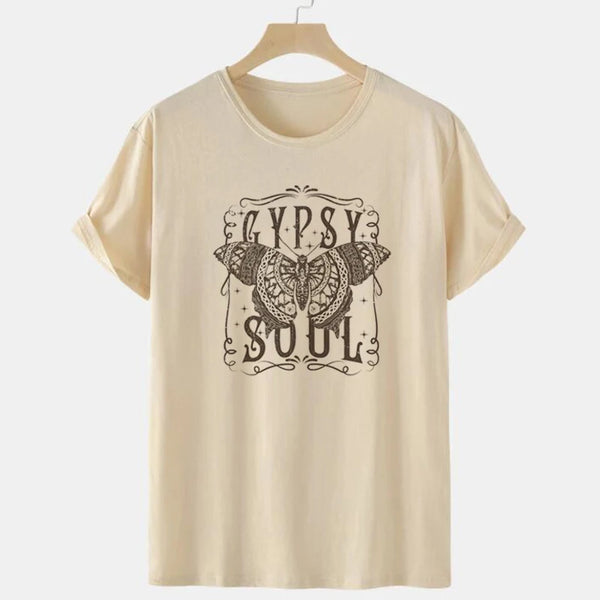 T-shirt Gypsy Soul bohème.