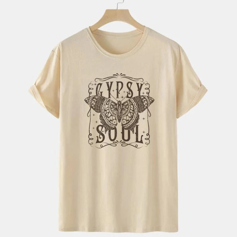 T-shirt Gypsy Soul bohème.