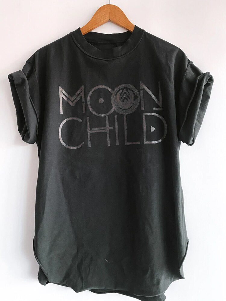 T-shirt tunique moon child.