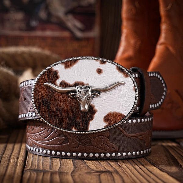 Ceinture hippie de vache.