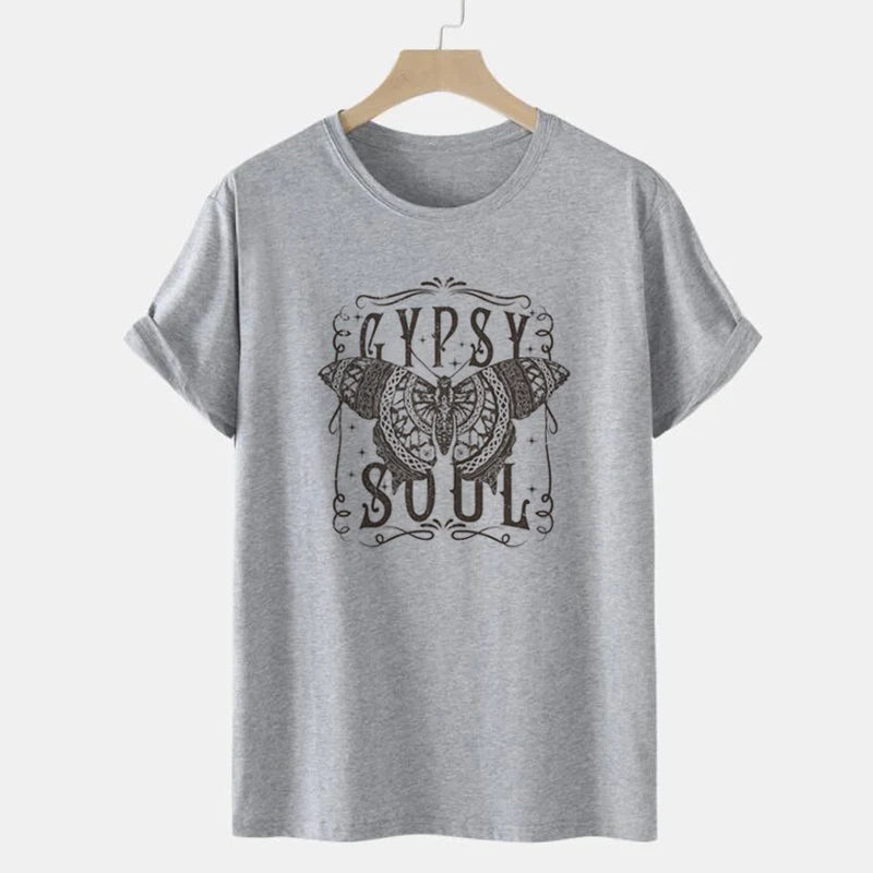T-shirt Gypsy Soul bohème.