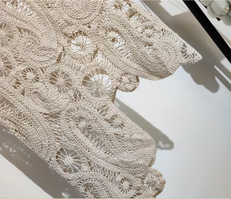 Le haut crochet dentelle des bohème.