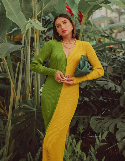 The new colorful folk dress from the 60s.