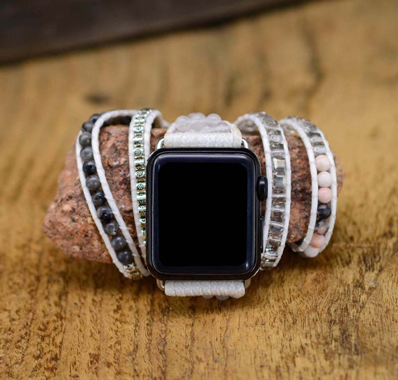 Bracelet montre Apple Topaze Bohème.