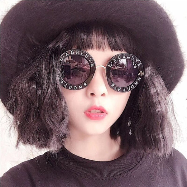 Vintage round sunglasses.