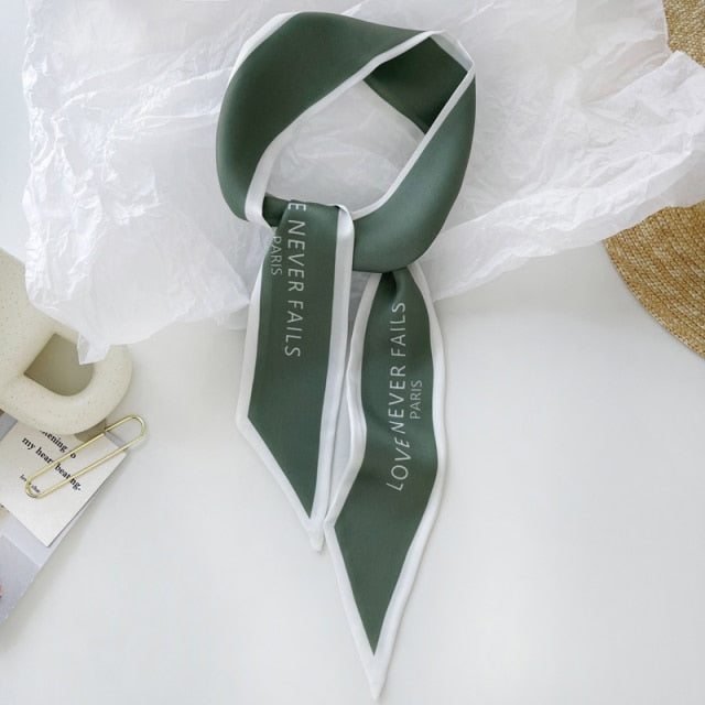 Ribbon, ultra chic silk tie.