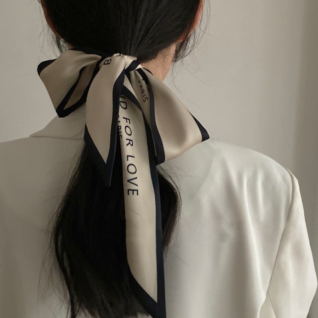 Ribbon, ultra chic silk tie.
