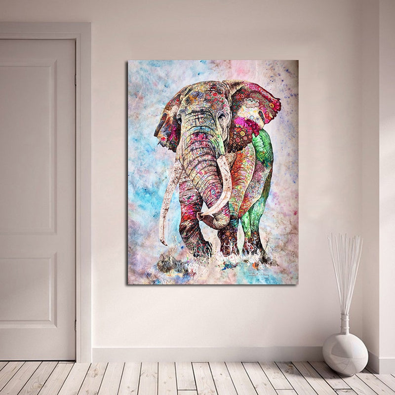 Bohemian elephant mandala tapestry.