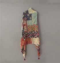 Gypsy patchwork scarf.